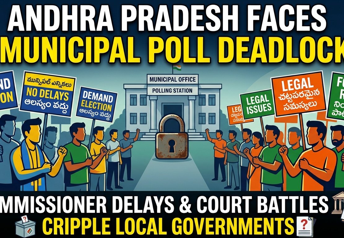 Democratic Friction: Andhra Pradesh Faces a Municipal Poll Deadlock