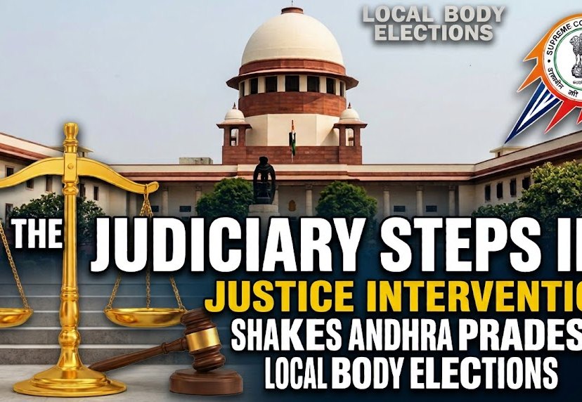 The Judiciary Steps In: Supreme Court Intervention Shakes Andhra Pradesh Local Body Elections